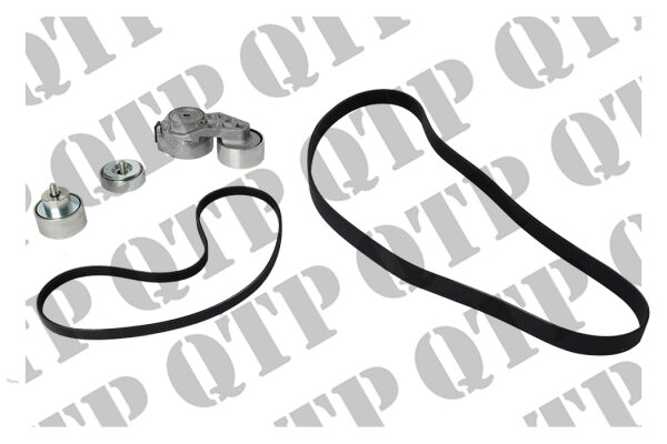 Keilriemenspanner- und Riemenscheiben-Kit passend für Case IHC & Ford New Holland