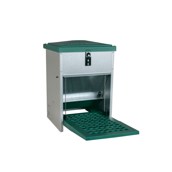 Feedomatic Futterautomat mit Trittklappe für 5kg Futter