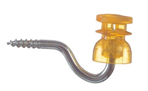 Schlitz-Isolatoren 25er Btl. Typ C 161 gelb