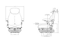 KAB 83/E1 Stoff mech. Komfortsitz