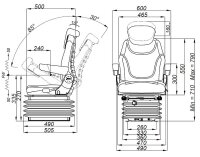 Qualitus 122 M Velours – Mechanisch gefederter...