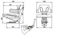 Komfortsitz VS 200 – Mechanisch gefederter...
