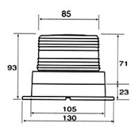 Blitzleuchte Typ 538 Flash 12–110V –...