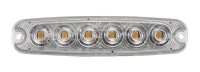 LED Blitzleuchte flach – 6 LEDs mit...
