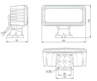 LED Rückfahrwarner Blue Spot – optische...