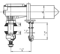 Wischermotor 12 V – 110° Wischwinkel