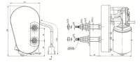 Wischermotor 24 V 72° – Typ 619