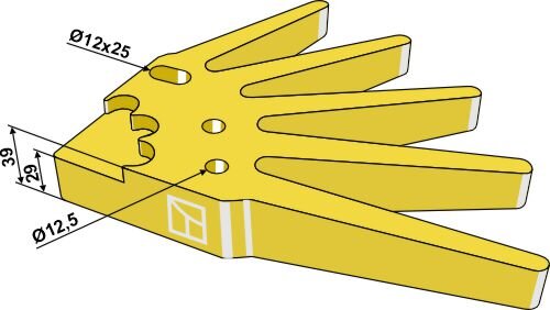 Fingerstern Ø535mm passend für Kult Kress