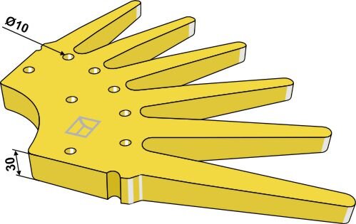 Fingerstern Ø700mm passend für Kult Kress
