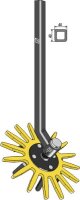 Fingerhackelement Ø370mm mit Stiel links passend...