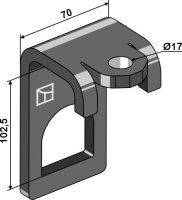 Halter 128,5x8 passend für Güttler