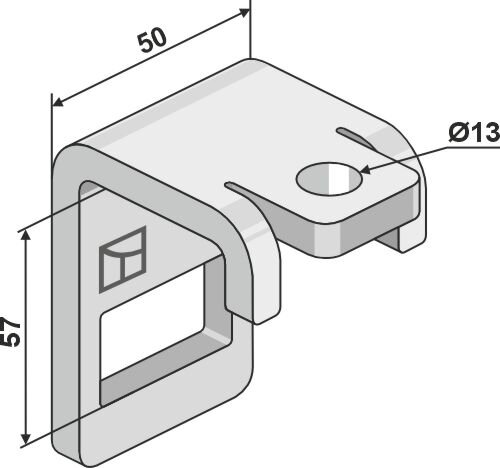 Halter 78x8 passend für Güttler
