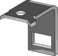 Halter für Zinken 45x12 mit Verstärkungsfeder...