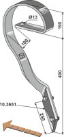 Schleppzinken 60x10 links