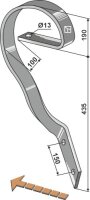 Schleppzinken 60x10 links