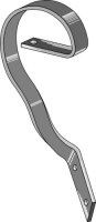 Schleppzinken 60x10 links
