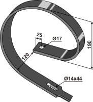 Aussenfeder 50x10 passend für Farmet Kompaktomat
