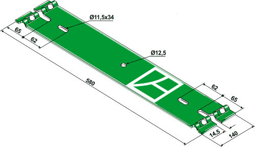 Blattfeder 580 passend für Kverneland