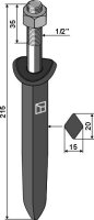 Ackereggenzinken 1/2" passend für Great Plains