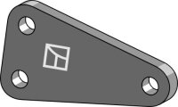 Befestigungsplatte 121 x 66 passend für Bednar und...
