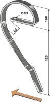 Schleppzinken 32x10 links passend für Rau