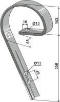 Schleppzinken 45x10 passend für Rabe