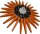Fingersternelement Ø950mm orange weich