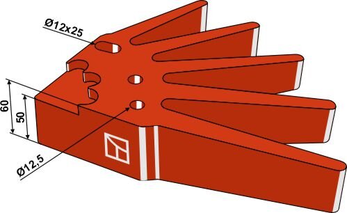 Fingerstern Ø535mm passend für Kult Kress