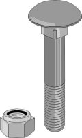 Flachrundschraube M12x1,75 Güte 12.9 mit...