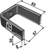 Klemme 30x8