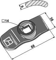 Halter passend für Rumptstad