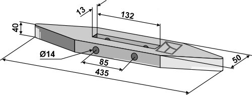 Scharspitze Länge 435
