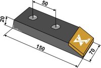 Scharspitze Hartmetall passend für Vogel u. Noot