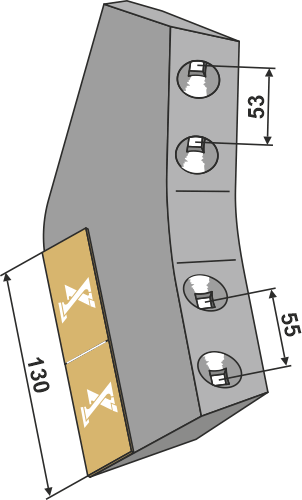 Schar Hartmetall links