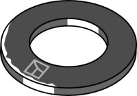 Unterlegscheibe Ø50x4xØ28
