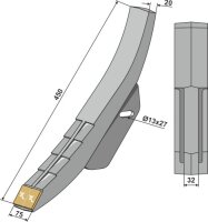 Scharspitze Hartmetall passend für Maschio / Gaspardo