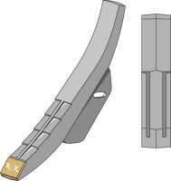 Scharspitze Hartmetall passend für Maschio / Gaspardo