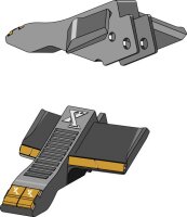 Scharspitze Hartmetall ECOLO TIGER passend für CNH