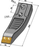 Scharspitze Hartmetall passend für Bednar / Strom