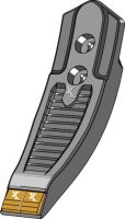 Scharspitze Hartmetall passend für Kuhn