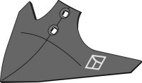 Gänsefußschar 300mm passend für Treffler