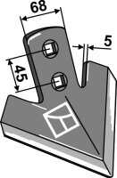 Gänsefußschar 165mm