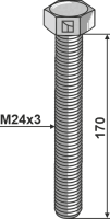 Schraube M24x3 Güte 8.8