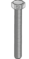 Schraube M24x3 Güte 8.8