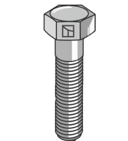 Schraube M24x3 Güte 8.8