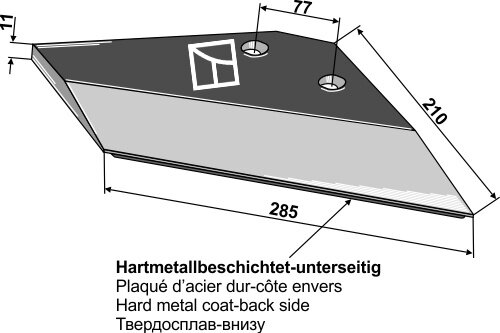Ersatzflügel rechts passend für Frost