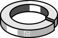 Federring Ø15,5x2,5xØ10,5 DIN7980 A4 A10