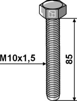 Schraube M10x1,5 8.8 verzinkt