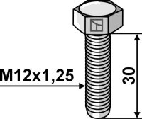 Schraube M12x1,25 10.9 verzinkt