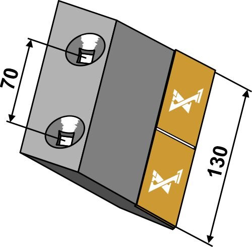 Schar Hartmetall rechts